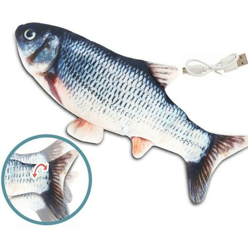 Jouet Poisson Électrique Interactif pour Chat