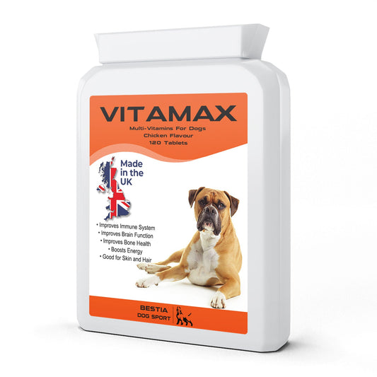Bestia Dog Sport – VitaMAX Multivitamines & Minéraux pour Chien (comprimés)