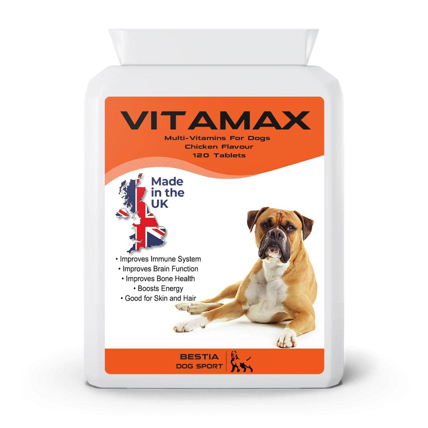 Bestia Dog Sport – VitaMAX Multivitamines & Minéraux pour Chien (comprimés)