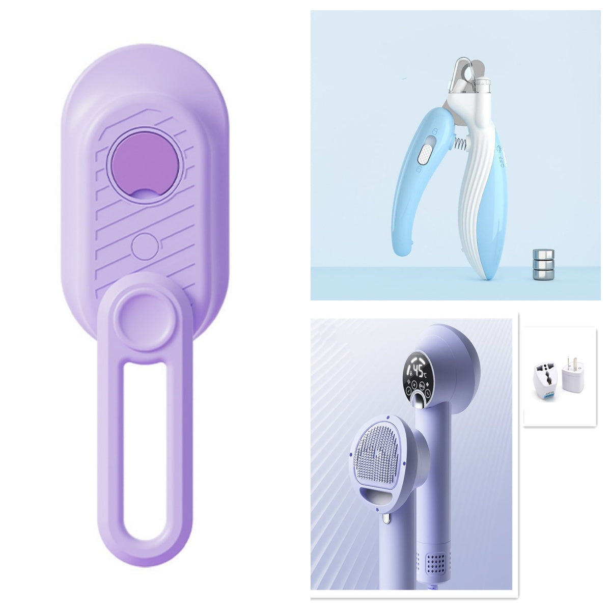 Coupe-griffes électrique LED pour chiens et chats