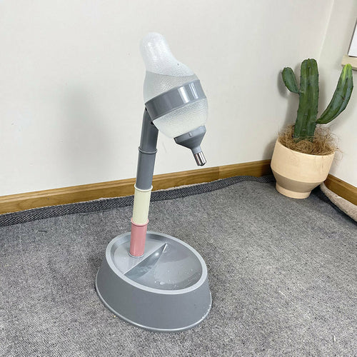 Distributeur d'Eau avec Support Réglable pour Chien et Chat