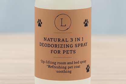 Spray Désodorisant Naturel pour Animaux – Bain en Bouteille