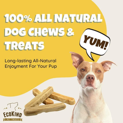 EcoKind – Friandise Naturelle au Fromage de Yak Himalayen pour Chien (Grand, 4 pcs)