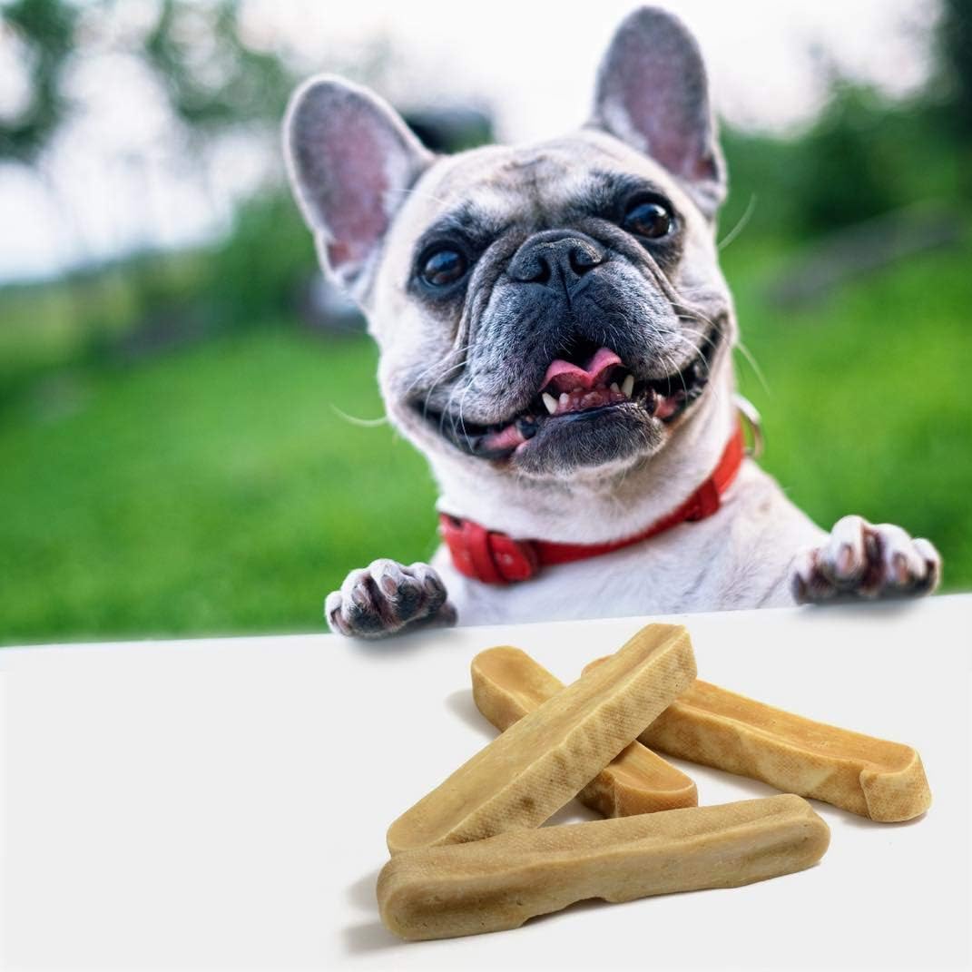 EcoKind – Friandise Naturelle au Fromage de Yak Himalayen pour Chien (Grand, 4 pcs)