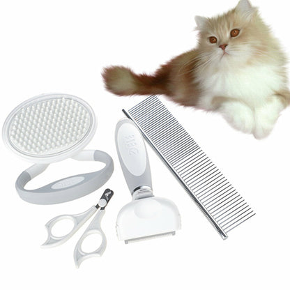 Kit de Toilettage Anti-Poils pour Chat et Chien – 3 en 1