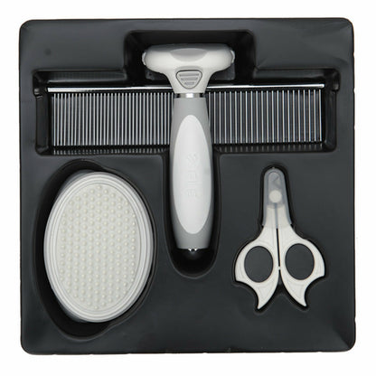Kit de Toilettage Anti-Poils pour Chat et Chien – 3 en 1