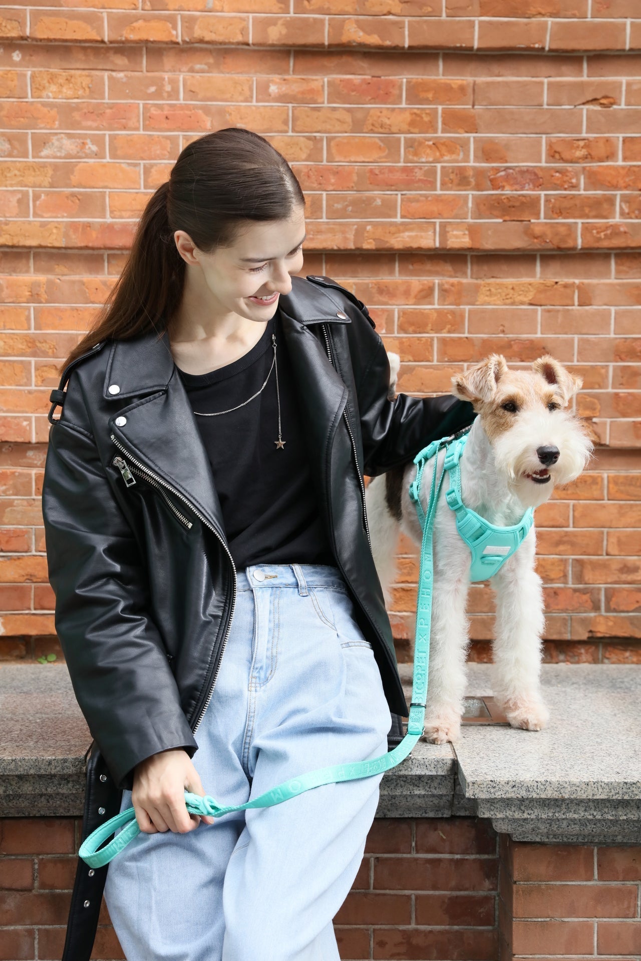 Laisse Active Rembourrée pour Chien – Mint Purple