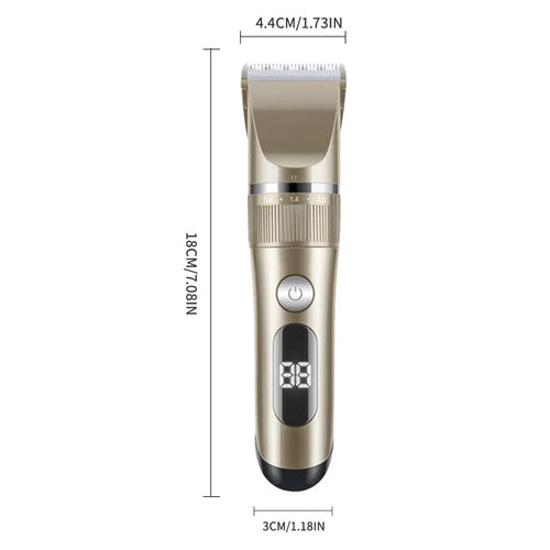 Tondeuse Professionnelle Tout Métal Rechargeable pour Chat et Chien