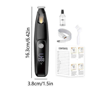 Convenient LED Dog Paw Trimmer LCD Display Fully Waterproof Cats Foot