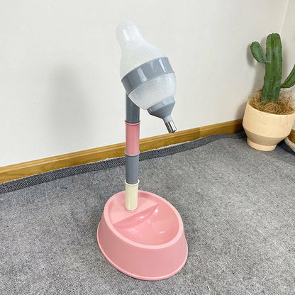Distributeur d'Eau avec Support Réglable pour Chien et Chat
