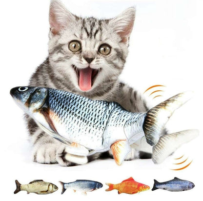 Jouet Poisson Électrique Interactif pour Chat